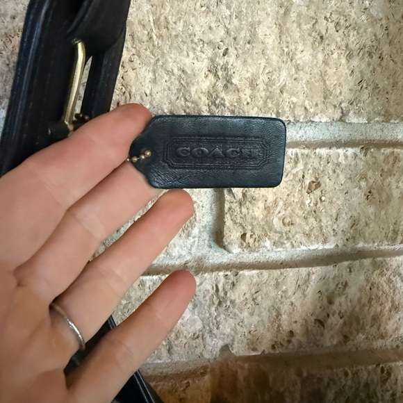 Coach 4177 Vintage Black Flatiron Large Hobo Ergo Shoulder bag Leather Used - Picture 3 of 13